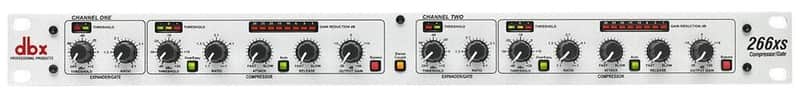 DBX 266xs Compressor / Gate For live sound or studio, Stereo or dual-mono operation image 1