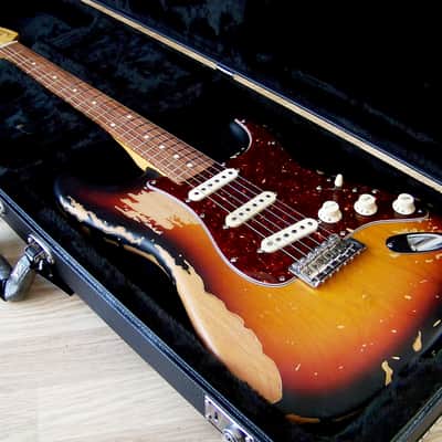 TPP John Mayer 62' Sunburst Fender USA 60's Stratocaster Tribute - Relic 'Big Dippers' image 1