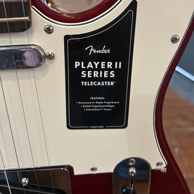 Fender Player II Telecaster 2025 - Transparent Cherry / 5lbs. 13.4oz. !!! #MX25017553 image 7