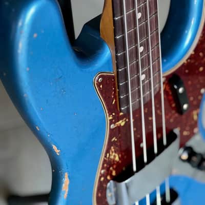 Fender Custom Shop 64 Jazz Bass Guitar 2023 - Lake Placid Blue image 6