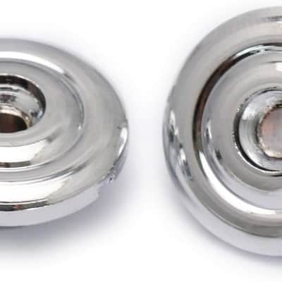 Bass Guitar String Trees String Retainer Guides for Bass Guitar Parts Replacement Pack of 2pcs with Mounting Screws. (Chrome) image 4