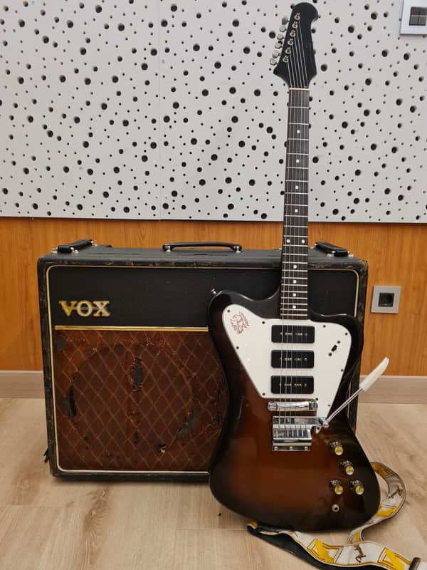 Burny FB-85 Firebird Non Reverse 80s | Reverb