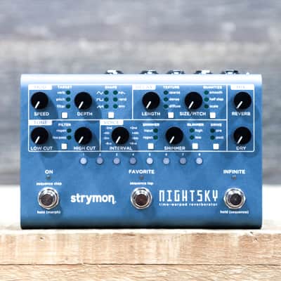 Strymon NightSky Time-Warped Reverberator Reverb Synthesis Machine Effect Pedal image 1