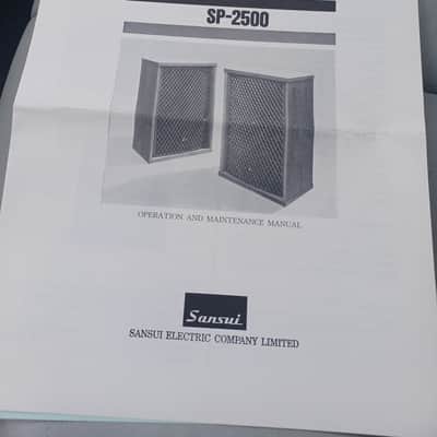 Sansui SP-2500 Vintage Speakers 1974-1976 MINT image 11