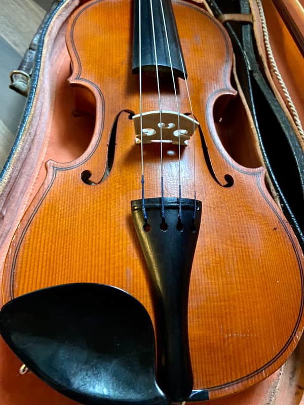 1965 Vintage 1/2 CIL Reghin HORA Violin +bow & case ~ student instrument image 1
