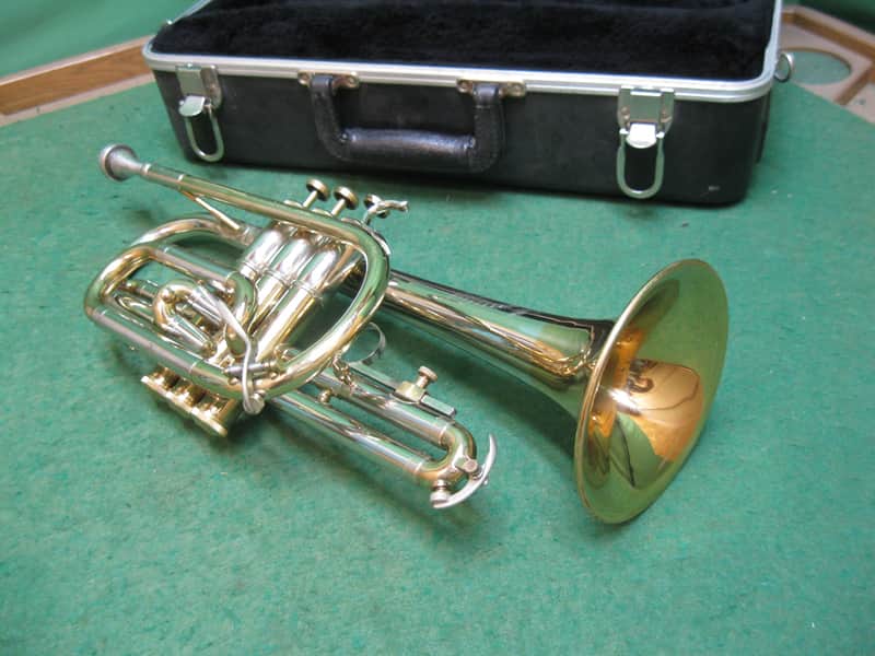 Olds Special Cornet 1963 2-Tone Bell - Reconditioned - Case & Olds 3 Mouthpiece image 1