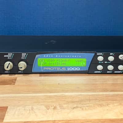 E-MU Systems Proteus 1000 '30th Anniversary' Rackmount 64-Voice Synthesizer - Black