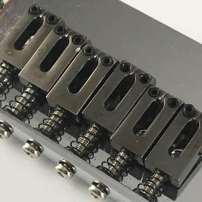 Custom Fender NOS Relic Style Electric Guitar Six Black Nickel Saddles Bridge Humbucker image 3