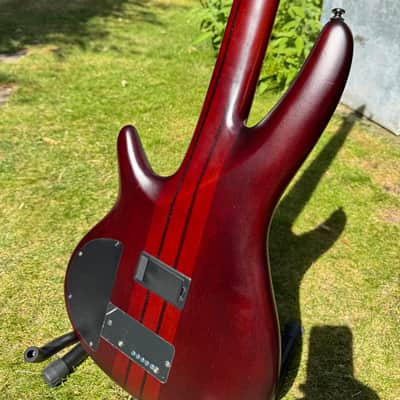 Ibanez SRF705 Fretless - Brown Burst Flat image 6