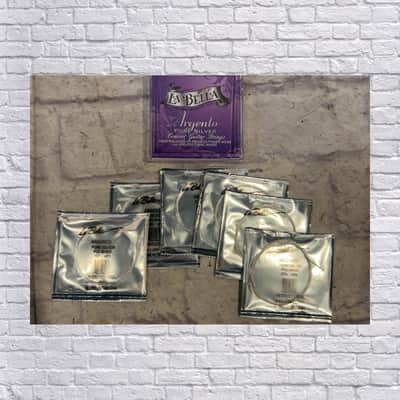 La Bella Pure Silver Hand Polished AP Guitar Strings, Full Set image 4
