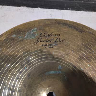 Zildjian 14" K Custom Special Dry Hi-Hat Bottom Dry FX Top Cymbals (Pair) image 5