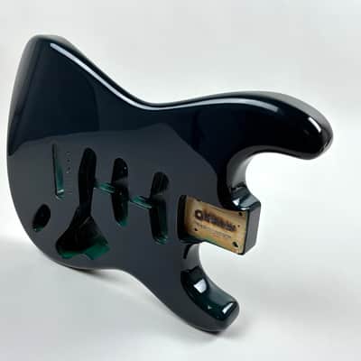DiMarzio Strat Body – Trans Green w/ Box 80s image 6