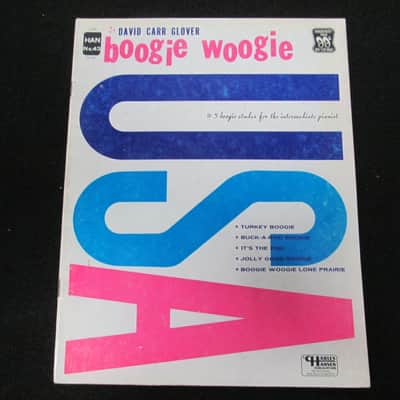 Charles Hansen Pub. 1957 David Carr Glover Boogie Woogie Intermediate Piano Book image 1