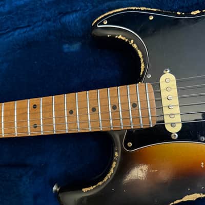 MJT Custom 1 Piece Alder Stratocaster with LH VegaTrem and Texas Specials image 2