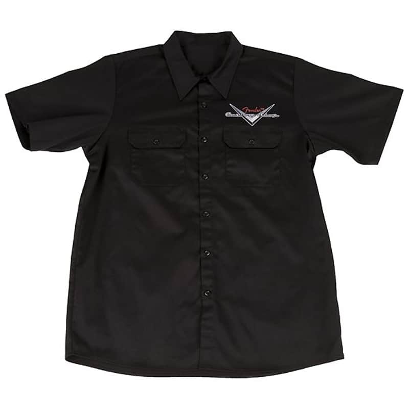 Fender Custom Shop Workshirt, Black, L 2016 image 1