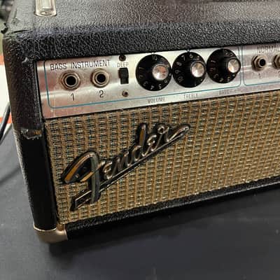 Fender Bassman 2-Channel 50-Watt Guitar Amp Head 1971 - Silverface image 15