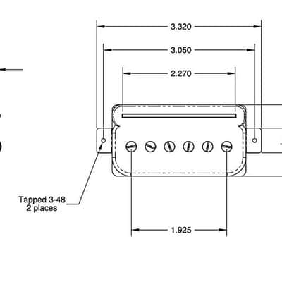 Seymour Duncan SHPR-2 P-Rails Hot Bridge Humbucker - white image 6