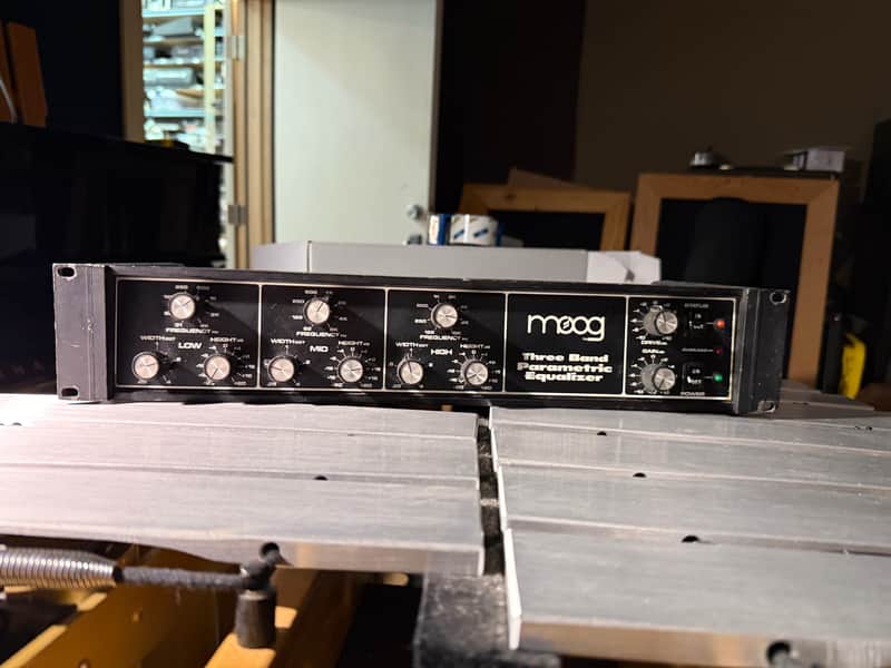 Moog MKPE Three Band Parametric Equalizer 1970s - Black image 1