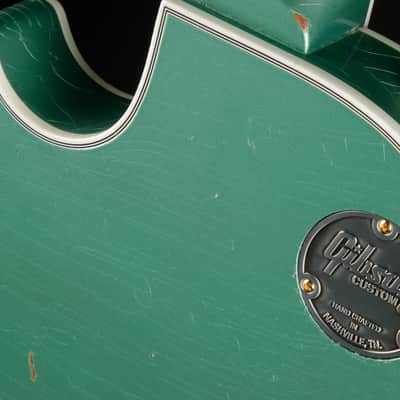 2024 - Gibson Custom Shop PSL Murphy Lab Les Paul Custom Heavy Aged Inverness Green 9.13 #CS400139 image 11