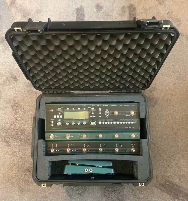 Kemper Amps Profiler Stage + Mission Engineering EP1-KP Expression Pedal + SKB flight case image 1