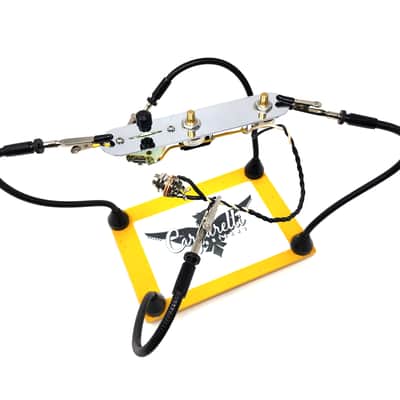 Carparelli Right Hand Reverse Tele Control Plate Vitamin-Q - Chrome, Black or Gold image 2