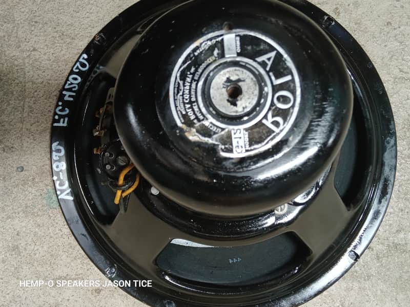 12" FIELD COIL ROLA PRE CELESTION  G12  BUILT WITH 444 CONE AND OEM SPIDER ADJUSTABLE FIELD COIL GUITAR SPEAKER G12 image 1