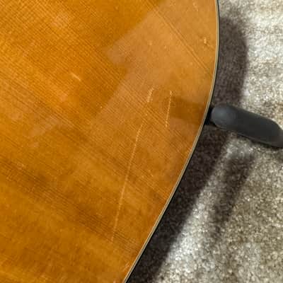 Takamine F-340S lawsuit era 1976 Japan w/ pickup and OHSC image 5