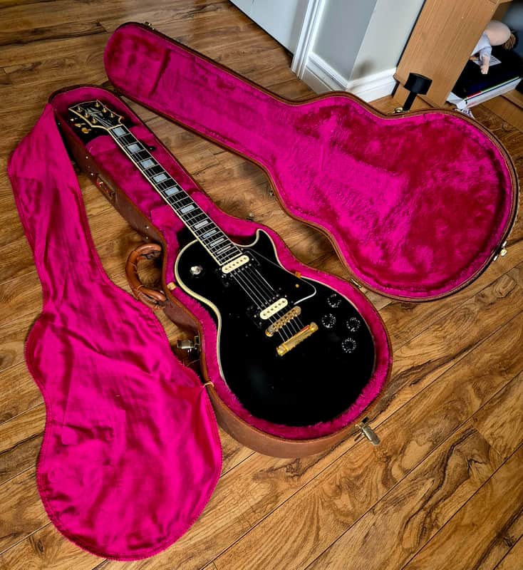 Kensuke Ebisu　Gibson Les Paul Custom Gibson Les Paul Custom Electric Guitar 1990 - 2011 | Reverb Canada