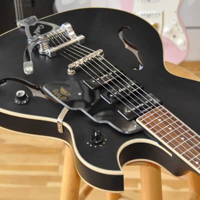 GUILD Starfire I Jet 90 Satin Black / Newark St. Collection / P90 Thinline Hollow Body / ISG210754857 image 5