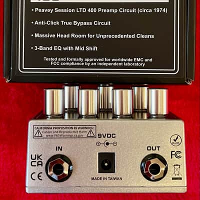 Peavey Session LTD Preamp pedal 2025 - Black image 2