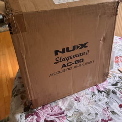 NuX Stageman II AC-80 80-Watt 1x6.5" Acoustic Guitar Combo 2021 - Present - Brown image 12