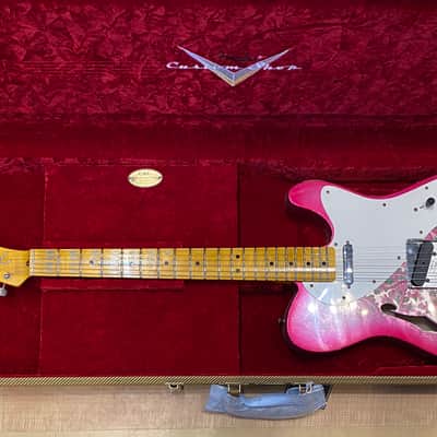 Fender Custom Shop Limited-edition '50s Thinline Telecaster Relic Pink Paisley image 19
