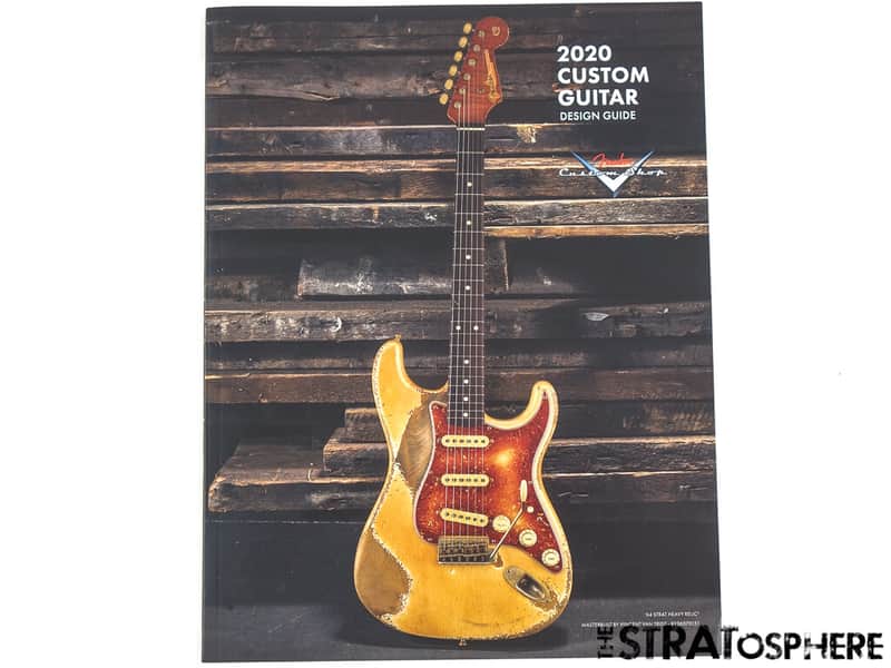 Fender 2020 Custom Shop Guitar Design Guide CATALOG Strat Tele Bass image 1