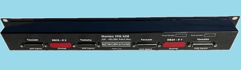 Mamba 16AES - 8 AES/EBU in x 8 AES/EBU out on 4 DB25 Tascam and
