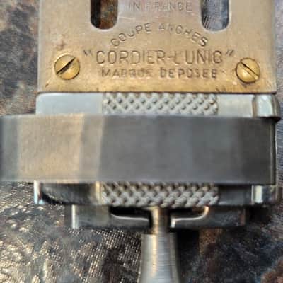 Coupe Anches Cordier-Lunic Bb Clarinet Reed Trimmer Vintage image 3