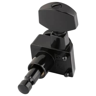 Fender Locking Stratocaster / Telecaster Staggered Tuning Machines (Black) (6) image 3