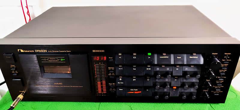 Nakamichi Dragon 3Heads Auto Reverse Cassette Deck Serviced Excellent Condition image 1
