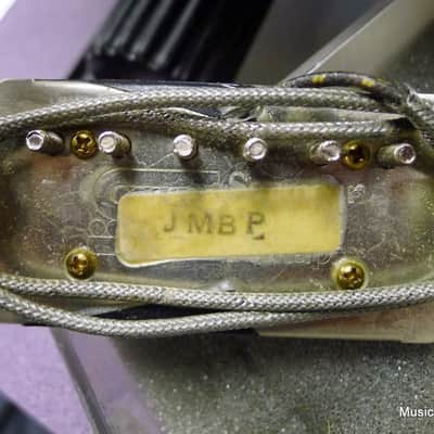 VINTAGE Seymour Duncan JMB-P Humbucker Jazz Bridge Pickup - FREE SHIP! 80s RARE! image 2