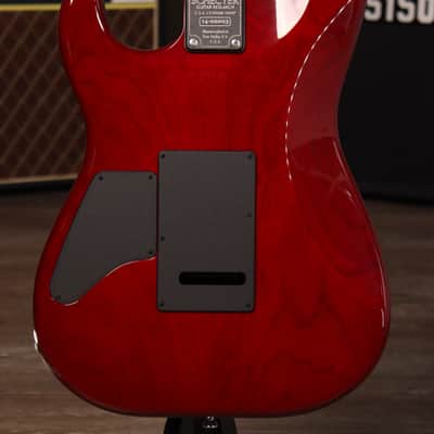 2014 Schecter USA Custom Shop California Custom Elite HSS Black Cherry Quilted Maple w/OHSC image 3