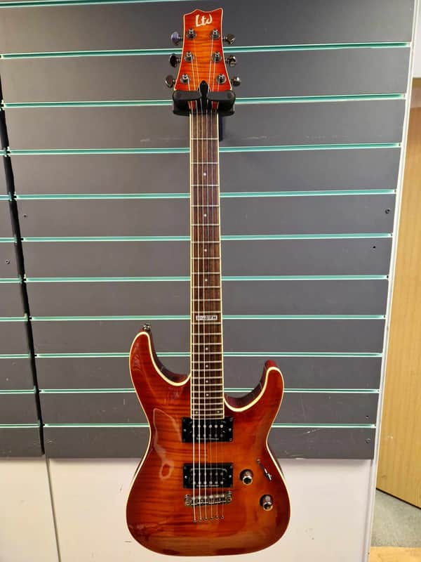ESP LTD H-401FM Amber Cherry 2008 Electric Guitar image 1