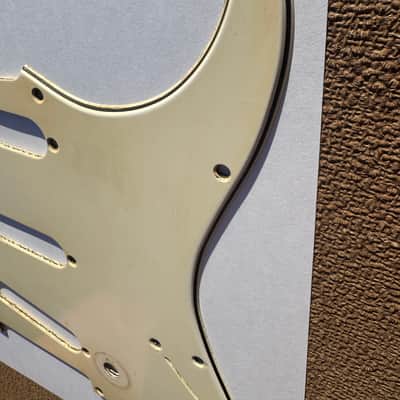 Fender Stratocaster Pickguard USA Late 1959 60 61 62 63 Mint Green celluloid 11 hole image 10