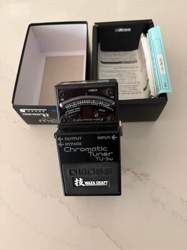 Boss TU-3W Chromatic Tuner Waza Craft 2016 - Present - Black