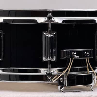 Rogers 5x14" Wood Dynasonic Reissue Snare Drum - Black Lacquer image 5