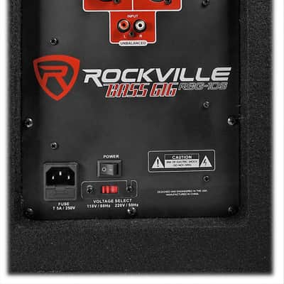 New Rockville RBG10S Bass Gig 10" 1200 Watt Active Powered PA Subwoofer DJ/Pro image 15