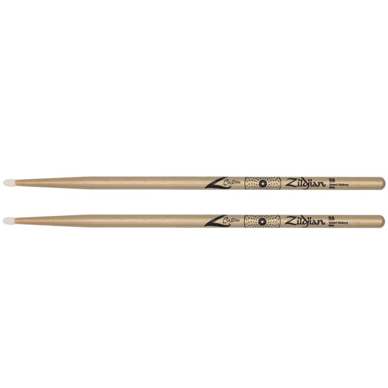 Zildjian Z Custom Limited Edition Drum Sticks 5A Gold Chroma, Nylon Tip image 1