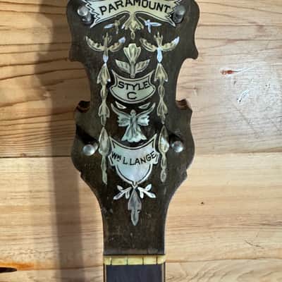 1920s Wm. L. Lange Paramount Style C Tenor Banjo image 3