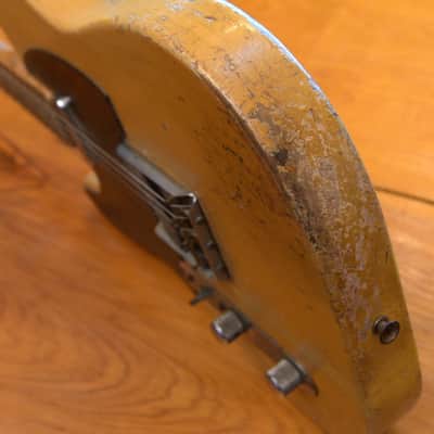Left handed Lefty LH Fender Telecaster 1951 Butterscotch-The First One EVER Made WATCH THE VIDEO image 17