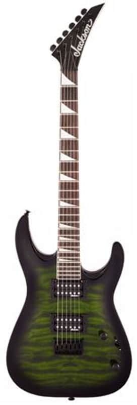 Jackson JS Dinky JS32Q DKAHT Trans Green Burst image 1