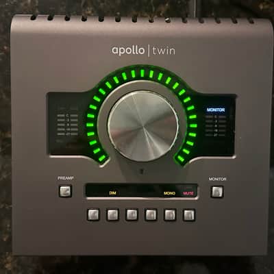 Universal Audio Apollo Twin QUAD MKII Thunderbolt Audio Interface 2010s - Dark Grey image 1