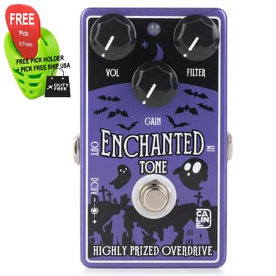 Caline CP-511 Enchanted Tone Highly Prized Overdrive Pedal True Bypass, FREE PICK + HOLDER+ FREE SHIP USA